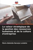 La valeur stratégique de la gestion des ressources humaines et de la culture d'entreprise