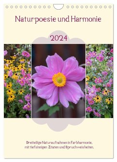 Naturpoesie und Harmonie (Wandkalender 2024 DIN A4 hoch), CALVENDO Monatskalender