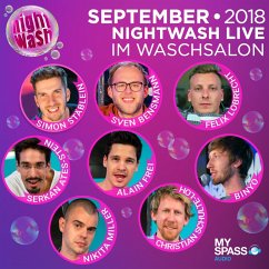 NightWash Live, September 2018 (MP3-Download) - Stäblein, Simon; Bensmann, Sven; Lobrecht, Felix; Ates-Stein, Serkan; Miller, Nikita; Schulte-Loh, Christian; Binyo; Frei, Alain