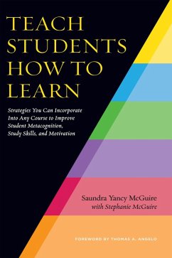 Teach Students How to Learn (eBook, PDF) - McGuire, Saundra Yancy