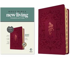 Cover NLT Giant Print Bible, Filament Enabled (Leatherlike, Cranberry Flourish, Indexed, Red Letter)