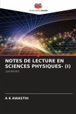 NOTES DE LECTURE EN SCIENCES PHYSIQUES- (I)