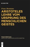 Aristoteles Lehre vom Ursprung des menschlichen Geistes (eBook, ePUB)