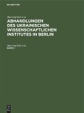 Abhandlungen des Ukrainischen Wissenschaftlichen Institutes in Berlin. Band 2 (eBook, PDF)