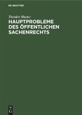 Hauptprobleme des öffentlichen Sachenrechts (eBook, PDF)