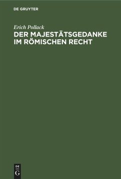 Cover Der Majestätsgedanke im römischen Recht (eBook, PDF)