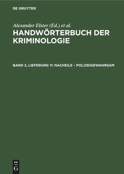 Nacheile - Polizeigewahrsam (eBook, PDF)