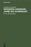 Simonidis Amorgini Jambi qui supersunt (eBook, PDF)