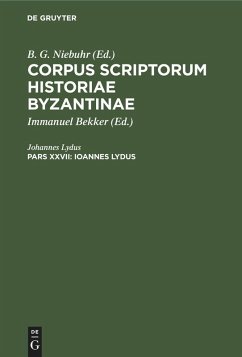 Cover Ioannes Lydus (eBook, PDF)