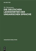 Die deutschen Lehnwörter der ungarischen Sprache (eBook, PDF)