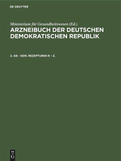 Cover 2. AB - DDR. Rezepturen R - Z. (eBook, PDF)