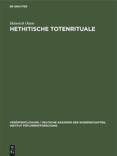 Cover Hethitische Totenrituale (eBook, PDF)