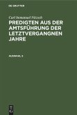 Carl Immanuel Nitzsch: Predigten aus der Amtsführung der letztvergangnen Jahre. Auswahl 5 (eBook, PDF)