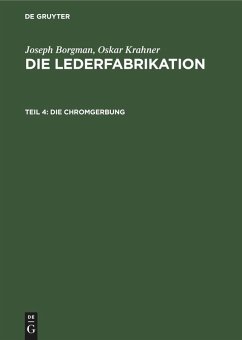 Cover Die Chromgerbung (eBook, PDF)