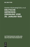 Deutsche Gemeindeordnung vom 30. Januar 1935 (eBook, PDF)