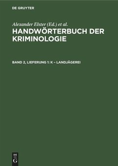 Cover K - Landjägerei (eBook, PDF)