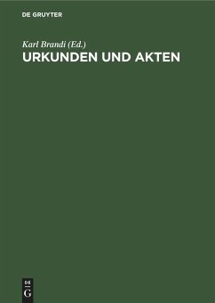 Urkunden und Akten (eBook, PDF)