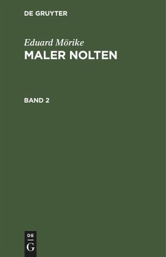 Cover Eduard Mörike: Maler Nolten. Band 2 (eBook, PDF)