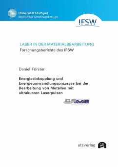 Energieeinkopplung und Energieumwandlungsprozesse bei der Bearbeitung von Metallen mit ultrakurzen Laserpulsen - Förster, Daniel