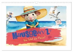 Mausgewitzt - Wo lebt die Maus? (Wandkalender 2024 DIN A3 quer), CALVENDO Monatskalender - Siebler-Ferry, Silvia
