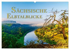 Sächsische Elbtalblicke (Wandkalender 2024 DIN A2 quer), CALVENDO Monatskalender - Jentzsch, Norbert