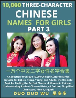 Learn Mandarin Chinese Three-Character Chinese Names for Girls (Part 3) - Wu, Duo Duo