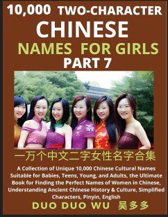 Learn Mandarin Chinese Two-Character Chinese Names for Girls (Part 7) - Wu, Duo Duo