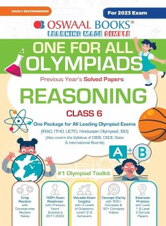 Oswaal One For All Olympiad Previous Years' Solved Papers, Class-6 Reasoning Book (For 2023 Exam) - Oswaal Editorial Board