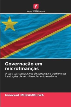 Governação em microfinanças - MUKAMBILWA, Innocent