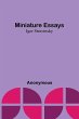 Miniature essays - Bild 1
