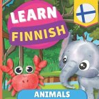 Learn finnish - Animals: Picture book for bilingual kids - English / Finnish - with pronunciations