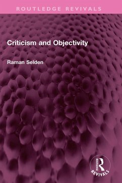 Cover Criticism and Objectivity (eBook, ePUB)