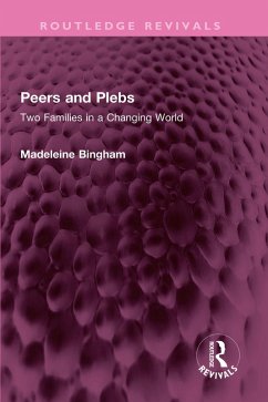 Peers and Plebs (eBook, PDF) - Bingham, Madeleine