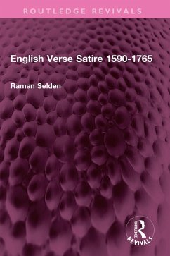 Cover English Verse Satire 1590-1765 (eBook, ePUB)