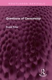 Questions of Censorship (eBook, ePUB)