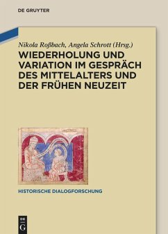 Cover Wiederholung und Variation im Gespräch des Mittelalters und der Frühen Neuzeit (eBook, ePUB)