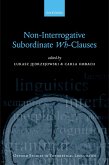 Non-Interrogative Subordinate Wh-Clauses (eBook, PDF)