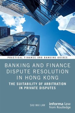 Cover Banking and Finance Dispute Resolution in Hong Kong (eBook, ePUB)