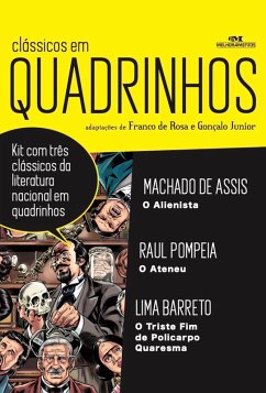 Box Clássicos em Quadrinhos (eBook, ePUB) - Assis, Machado De; Pompeia, Raul; Barreto, Lima; Rosa, Franco De; Junior, Gonçalo