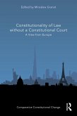 Constitutionality of Law without a Constitutional Court (eBook, ePUB)