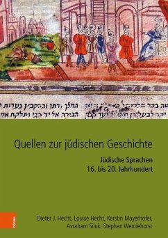 Cover Quellen zur jüdischen Geschichte im Heiligen Römischen Reich und seinen Nachfolgestaaten (eBook, PDF)