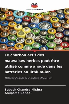 Le charbon actif des mauvaises herbes peut être utilisé comme anode dans les batteries au lithium-ion - Mishra, Subash Chandra;Sahoo, Anupama