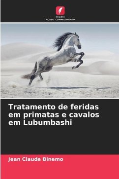 Tratamento de feridas em primatas e cavalos em Lubumbashi - Binemo, Jean Claude