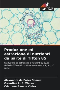 Produzione ed estrazione di nutrienti da parte di Tifton 85 - de Paiva Soares, ALEXANDRA;L. S. Weber, Oscarlina;Ramos Vieira, Cristiane