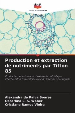 Production et extraction de nutriments par Tifton 85 - de Paiva Soares, ALEXANDRA;L. S. Weber, Oscarlina;Ramos Vieira, Cristiane