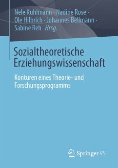 Sozialtheoretische Erziehungswissenschaft (eBook, PDF)