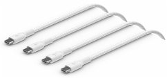 1x2 Belkin geflocht. PVC Kab. 1m USB-C/USB-C weiß CAB004bt1MWH2PK