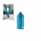 Spitze poliert Aqua Aura klein 20-40gr in Pouch