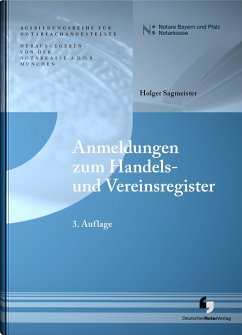 Cover Anmeldungen zum Registergericht