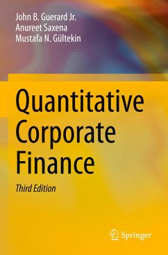 Quantitative Corporate Finance - Guerard, John B.;Saxena, Anureet;Gültekin, Mustafa N.